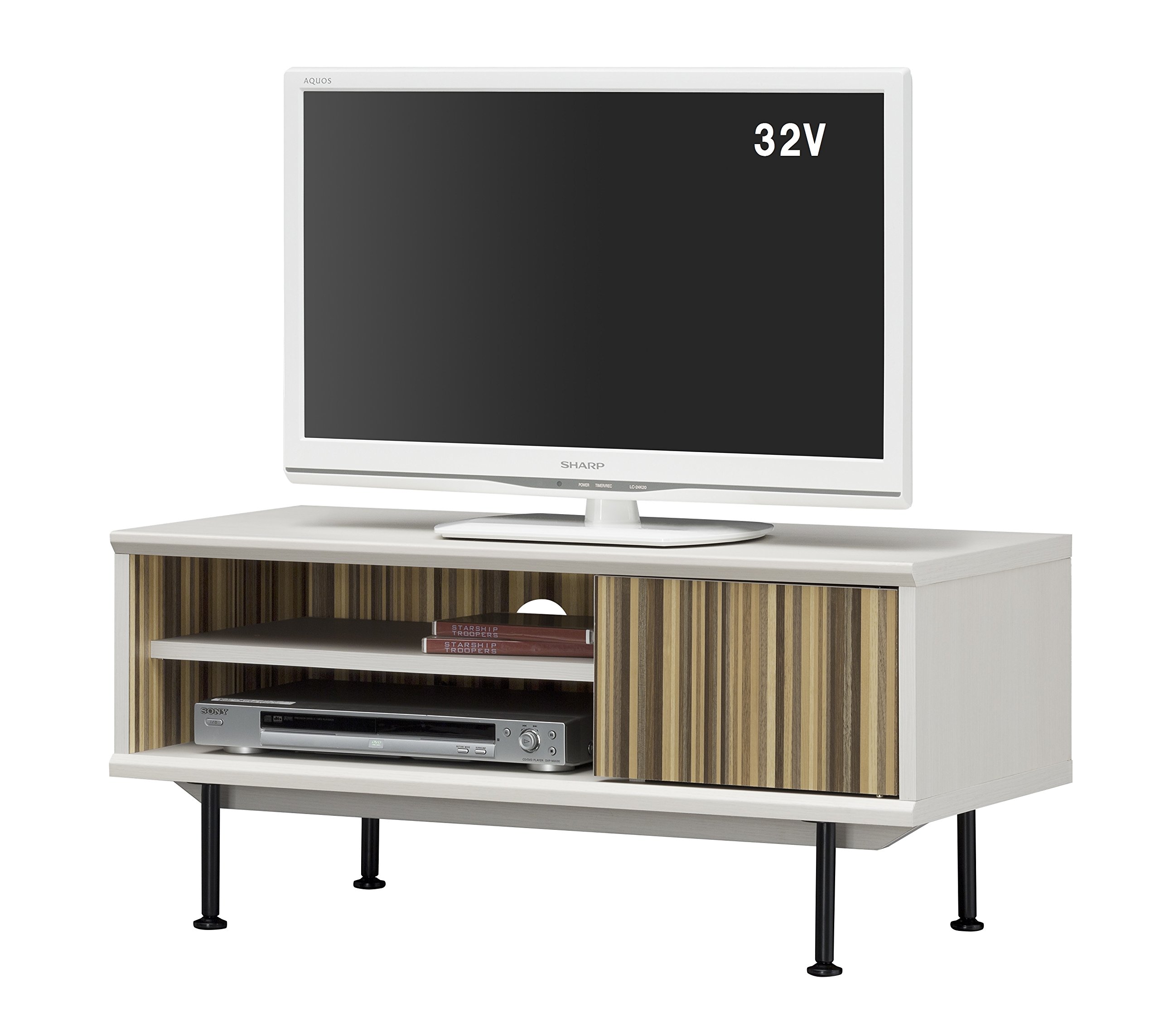 Amazon｜白井産業 テレビ 台 ローボード 32 V 型 スタイリッシュ